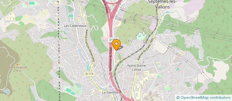 localisation de l'entreprise MONSIEUR DANYL TAGUELMINT  SEPTEMES-LES-VALLONS