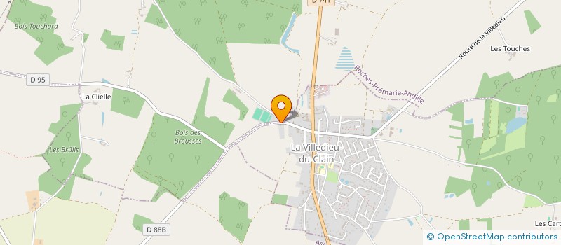 localisation de l'entreprise MONSIEUR DANZE ABOUBAKAR DIARRA  LUSIGNAN