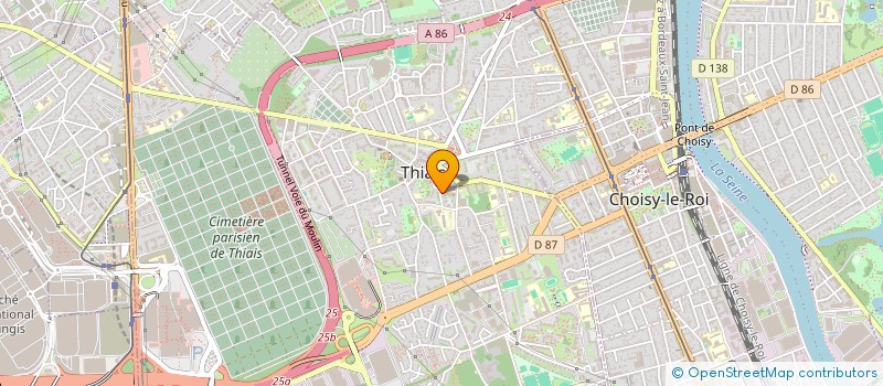 localisation de l'entreprise MONSIEUR DANZO ATHE  THIAIS