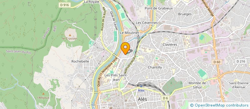 localisation de l'entreprise MONSIEUR DAOUD AIT MEDDOUR  ALES