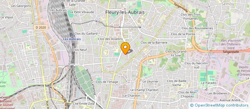 localisation de l'entreprise MONSIEUR DAOUD BEGHOURA à FLEURY-LES-AUBRAIS