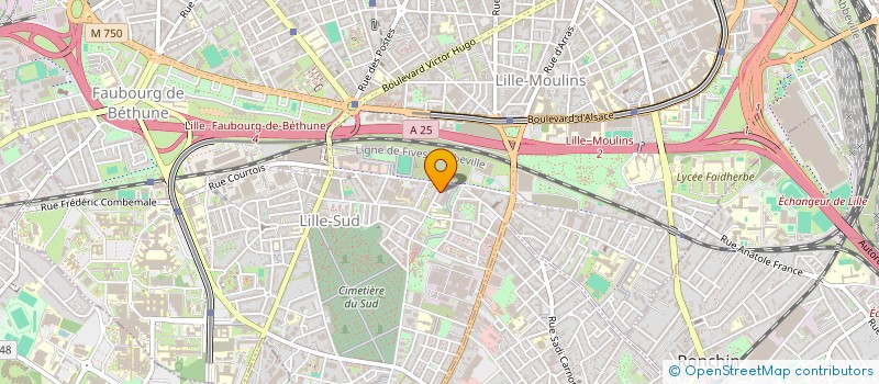 localisation de l'entreprise MONSIEUR DAOUD BELHOUL à LILLE