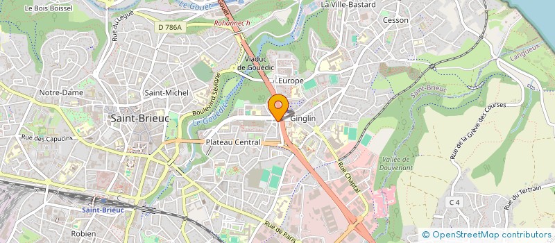 localisation de l'entreprise MONSIEUR DAOUD DAANOUN à SAINT-BRIEUC