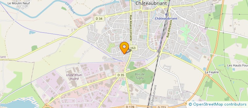 localisation de l'entreprise MONSIEUR DAOUD EL HADARI  CHATEAUBRIANT