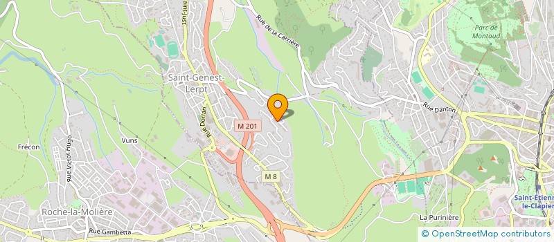 localisation de l'entreprise MONSIEUR DAOUD EL MAZOUZI  SAINT-GENEST-LERPT