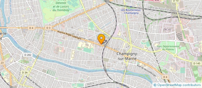 localisation de l'entreprise MONSIEUR DAOUD KIDRI à CHAMPIGNY-SUR-MARNE