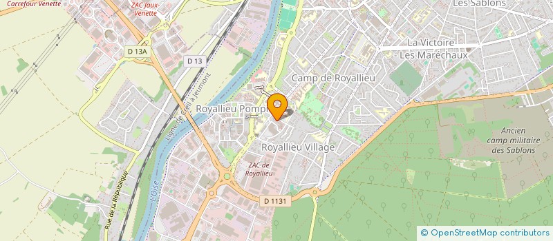 localisation de l'entreprise MONSIEUR DAOUD MOHAMED NOUR MOHAMED  COMPIEGNE