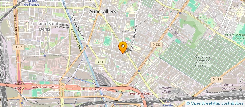 localisation de l'entreprise MONSIEUR DAOUD SELLAM  AUBERVILLIERS