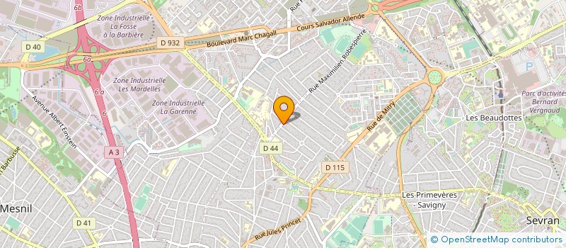 localisation de l'entreprise MONSIEUR DAOUD SENOUCI à AULNAY-SOUS-BOIS