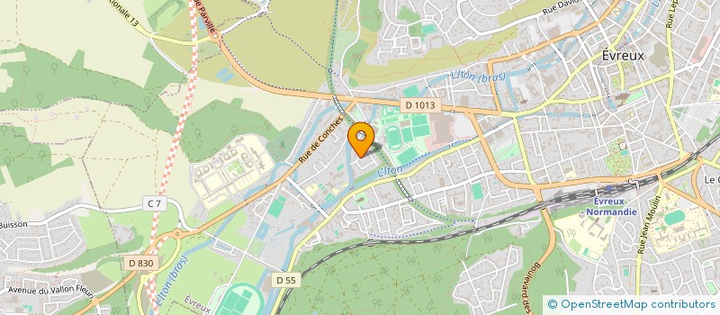 localisation de l'entreprise MONSIEUR DAOUD YOUNIS  EVREUX