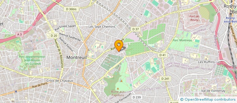 localisation de l'entreprise MONSIEUR DAOUDA BA à MONTREUIL