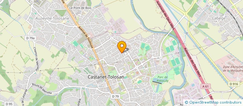 localisation de l'entreprise MONSIEUR DAOUDA BAKAYOKO à CASTANET-TOLOSAN