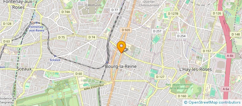 localisation de l'entreprise MONSIEUR DAOUDA BAMBA  BOURG-LA-REINE