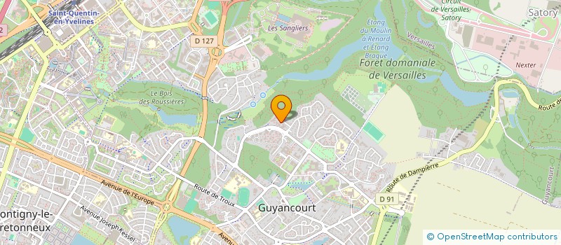 localisation de l'entreprise MONSIEUR DAOUDA BARRY  GUYANCOURT