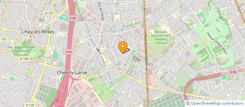 localisation de l'entreprise MONSIEUR DAOUDA BATHILY  CHEVILLY-LARUE