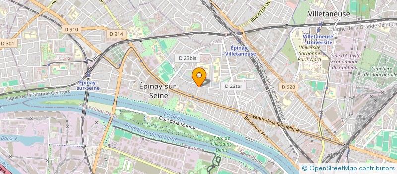 localisation de l'entreprise MONSIEUR DAOUDA BOUSSO à EPINAY-SUR-SEINE