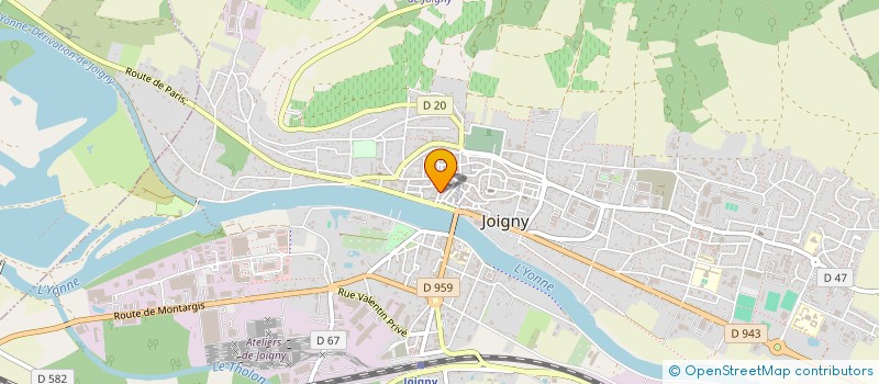 localisation de l'entreprise MONSIEUR DAOUDA CAMARA à JOIGNY