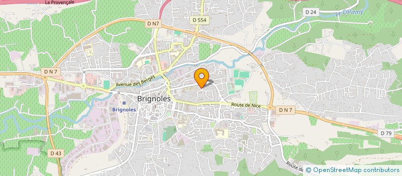 localisation de l'entreprise MONSIEUR DAOUDA CHALAZONITIS  BRIGNOLES