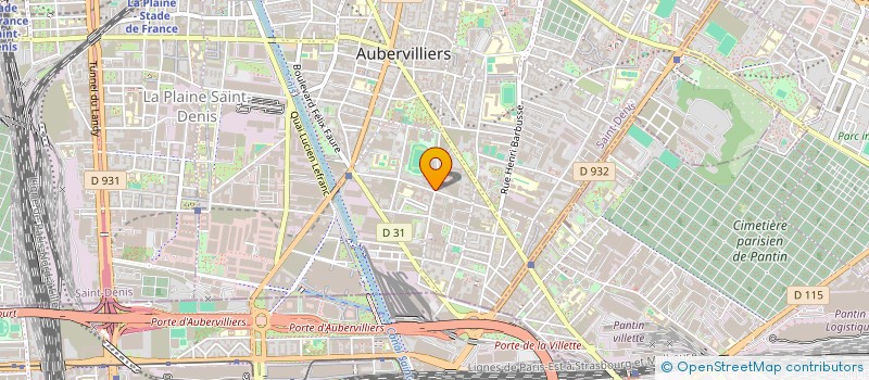 localisation de l'entreprise MONSIEUR DAOUDA CISSE  AUBERVILLIERS