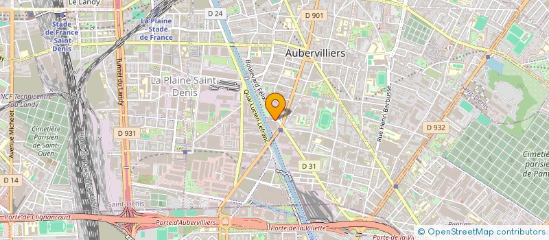localisation de l'entreprise MONSIEUR DAOUDA DANSO à AUBERVILLIERS