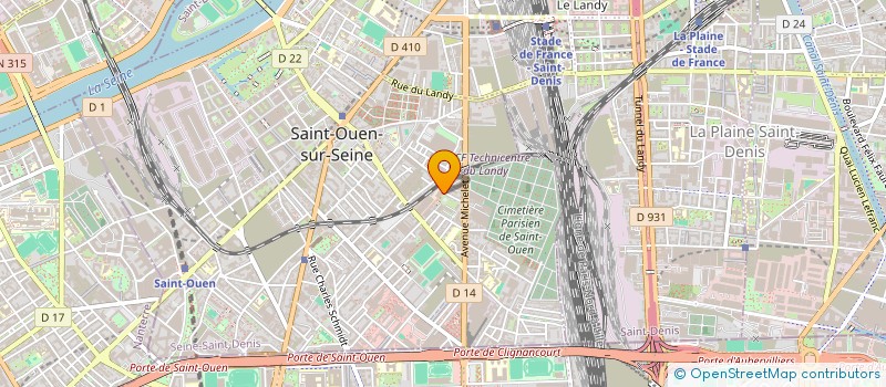 localisation de l'entreprise MONSIEUR DAOUDA DIARRA à SAINT-OUEN-SUR-SEINE
