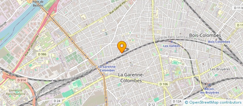 localisation de l'entreprise MONSIEUR DAOUDA FOFANA à COLOMBES