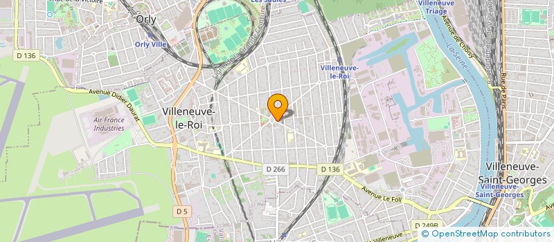 localisation de l'entreprise MONSIEUR DAOUDA FOFANA  VILLENEUVE-LE-ROI