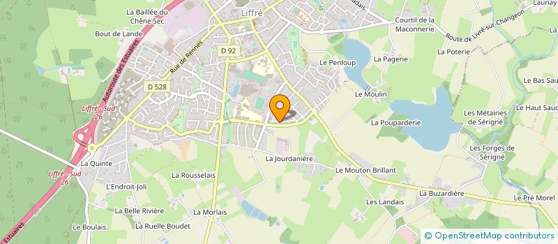 localisation de l'entreprise MONSIEUR DAOUDA KEBE  LIFFRE