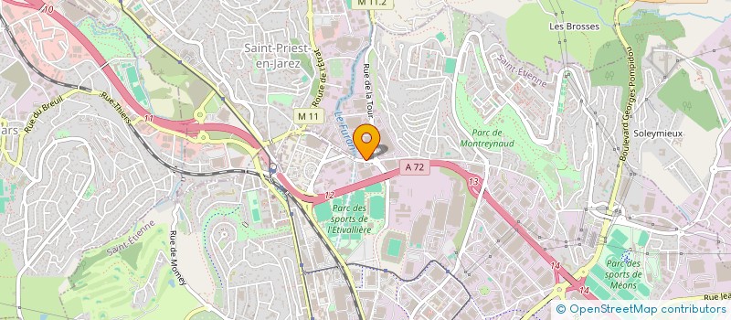 localisation de l'entreprise MONSIEUR DAOUDA KONATE  SAINT-ETIENNE