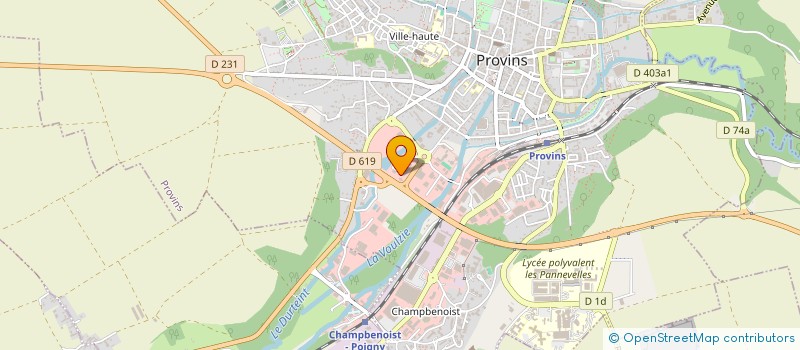 localisation de l'entreprise MONSIEUR DAOUDA KONE  PROVINS