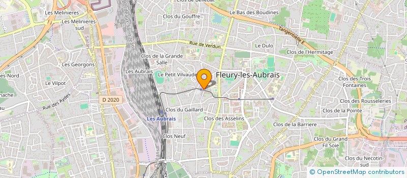 localisation de l'entreprise MONSIEUR DAOUDA KOULIBALY  FLEURY-LES-AUBRAIS