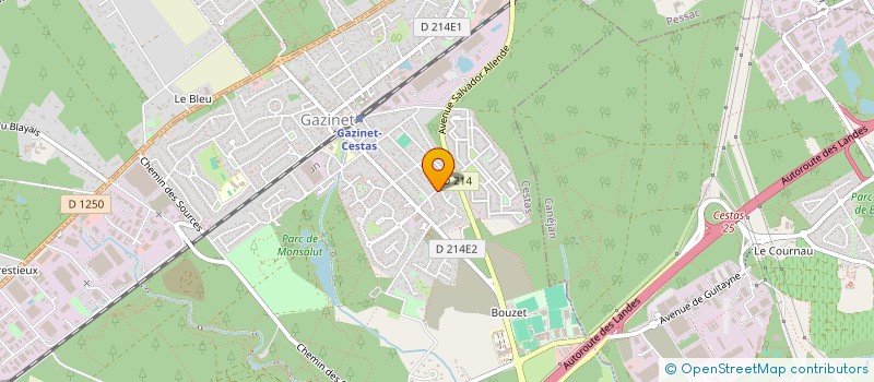 localisation de l'entreprise MONSIEUR DAOUDA MANGANE  CESTAS