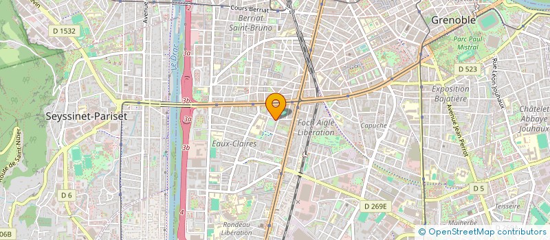 localisation de l'entreprise MONSIEUR DAOUDA NDONG  GRENOBLE