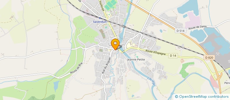 localisation de l'entreprise MONSIEUR DAOUDA NIAKATE à SAVERDUN