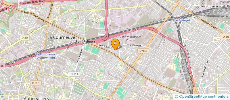 localisation de l'entreprise MONSIEUR DAOUDA SACKO à LA COURNEUVE