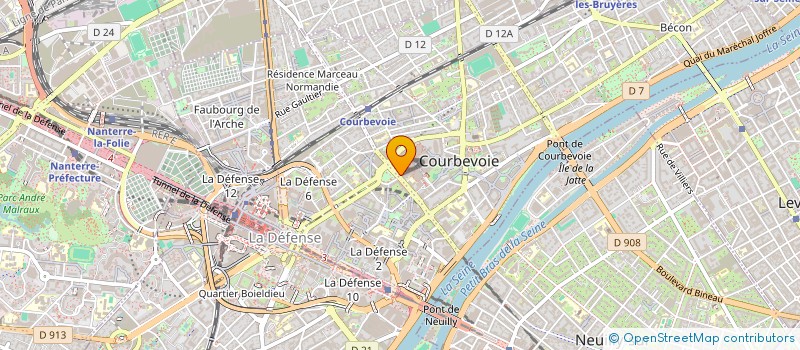 localisation de l'entreprise MONSIEUR DAOUDA SAKHO à COURBEVOIE