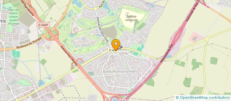 localisation de l'entreprise MONSIEUR DAOUDA SALL  BAILLY-ROMAINVILLIERS