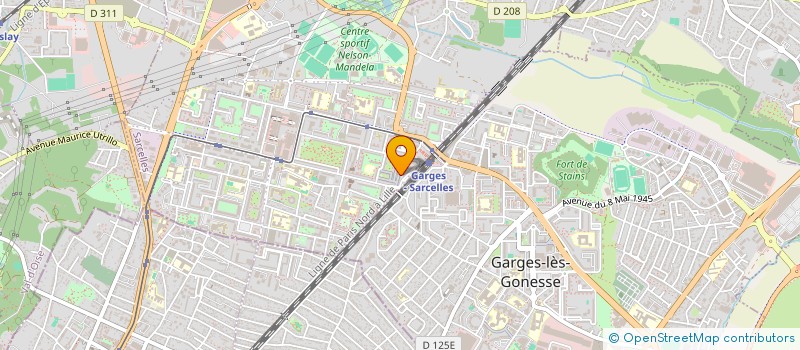 localisation de l'entreprise MONSIEUR DAOUDA SAMATE à SARCELLES