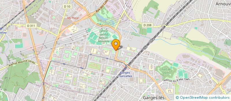 localisation de l'entreprise MONSIEUR DAOUDA SELLOU  SARCELLES