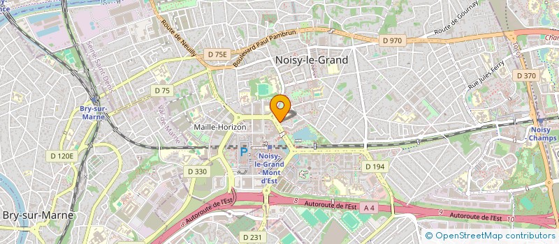 localisation de l'entreprise MONSIEUR DAOUDA SISSOKO  NOISY-LE-GRAND