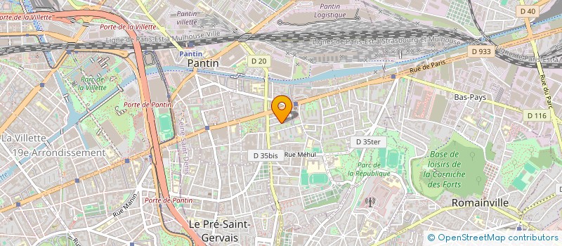 localisation de l'entreprise MONSIEUR DAOUDA SY à PANTIN
