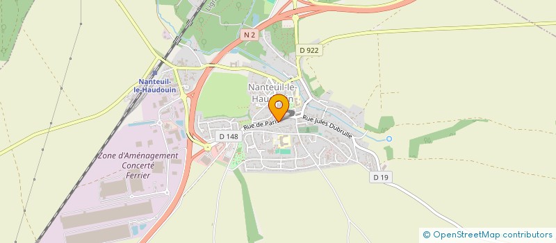 localisation de l'entreprise MONSIEUR DAOUDA SYLLA  NANTEUIL-LE-HAUDOUIN