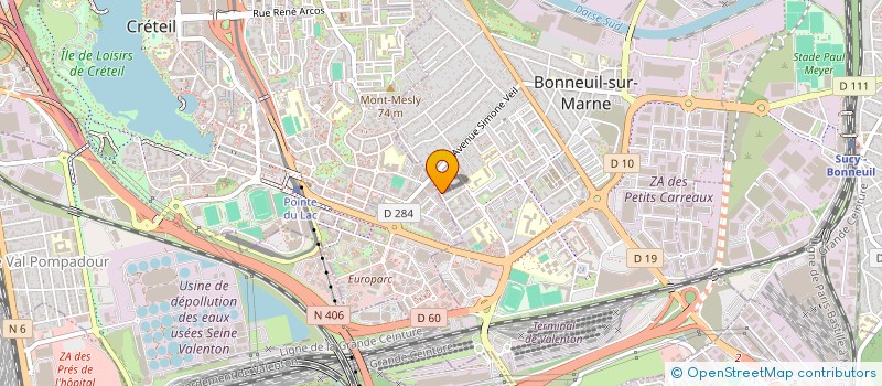 localisation de l'entreprise MONSIEUR DAOUDI BEMMOUSSAT  BONNEUIL-SUR-MARNE