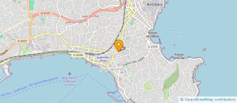 localisation de l'entreprise MONSIEUR DAOUDI RAMAZA à ANTIBES
