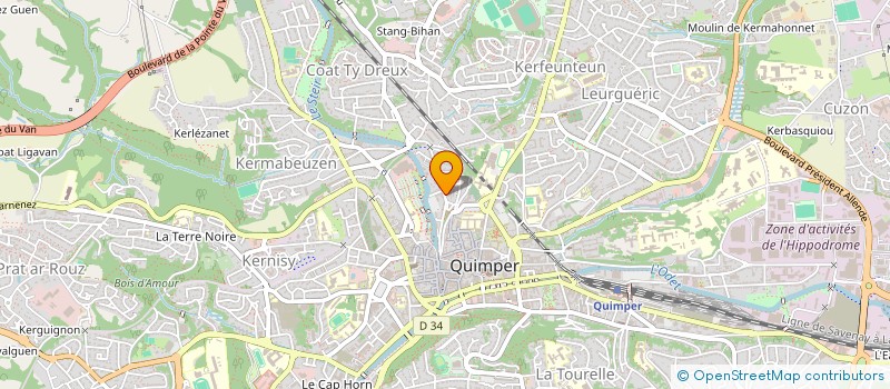 localisation de l'entreprise MONSIEUR DAOUED M HAMDI à QUIMPER