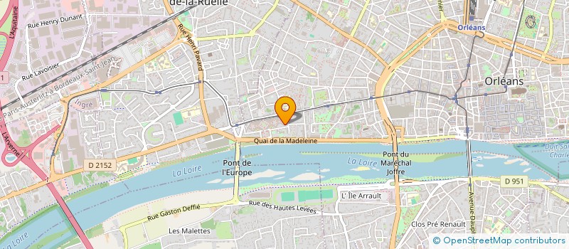 localisation de l'entreprise MONSIEUR DAOWE CULE à ORLEANS