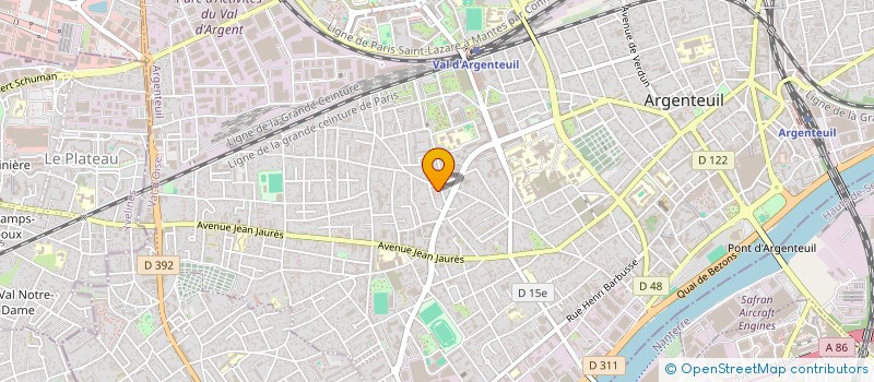 localisation de l'entreprise MONSIEUR DAPARANG GOMES  ARGENTEUIL