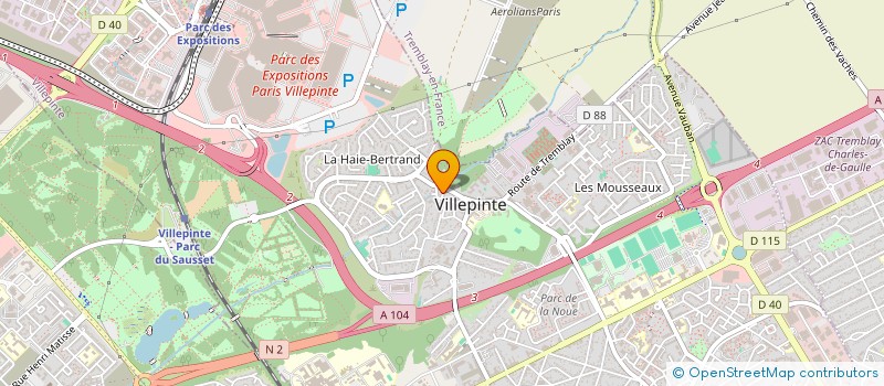 localisation de l'entreprise MONSIEUR DAPRE GEORGES NICOL YAO à VILLEPINTE