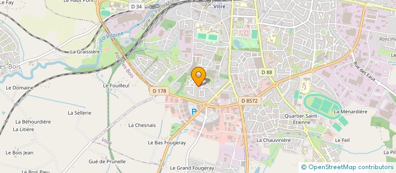 localisation de l'entreprise MONSIEUR DARA HAMA RACHID  VITRE