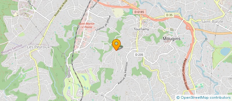 localisation de l'entreprise MONSIEUR DARAIUS NAWROSE à MOUGINS
